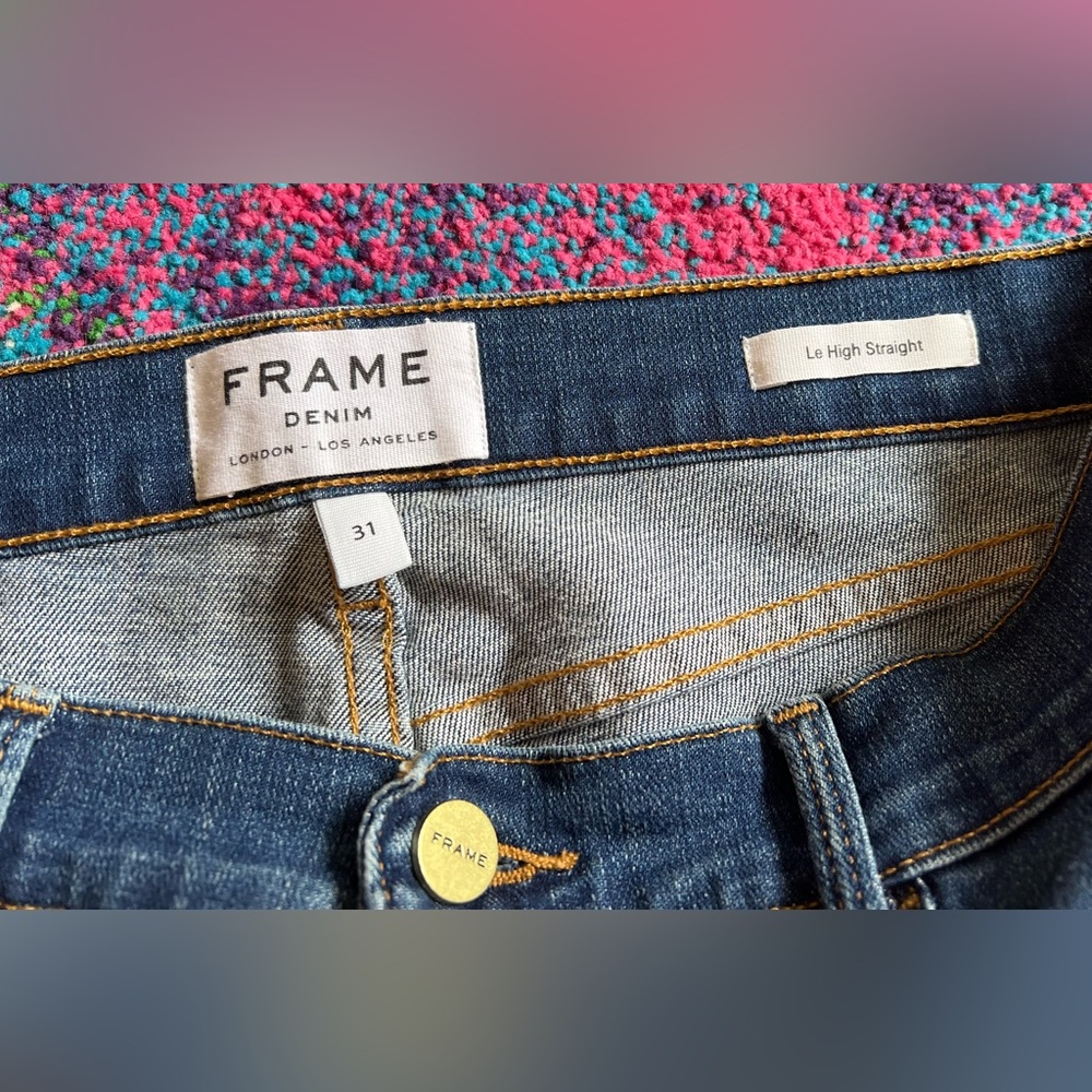 Frame Denim Women's Blue Jeans - Picture 3 of 4